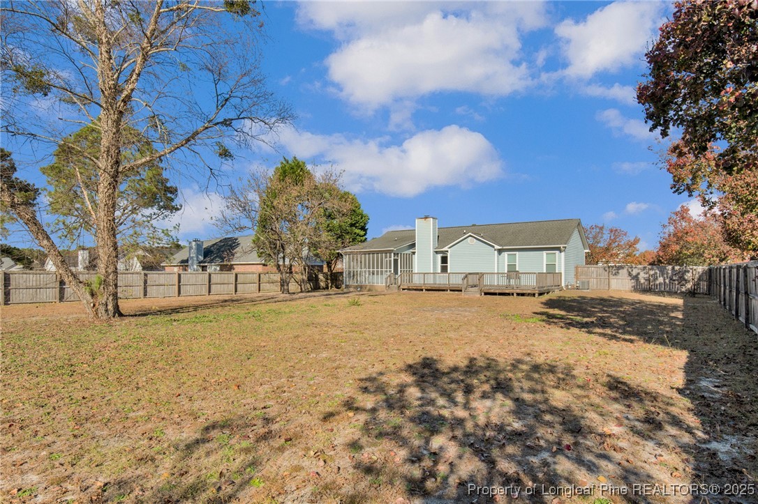 101 2 Hours Court Raeford, NC 28376 - Photo 27 of 30 a view of a yard with a house