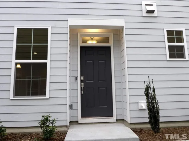 a view of front door of house