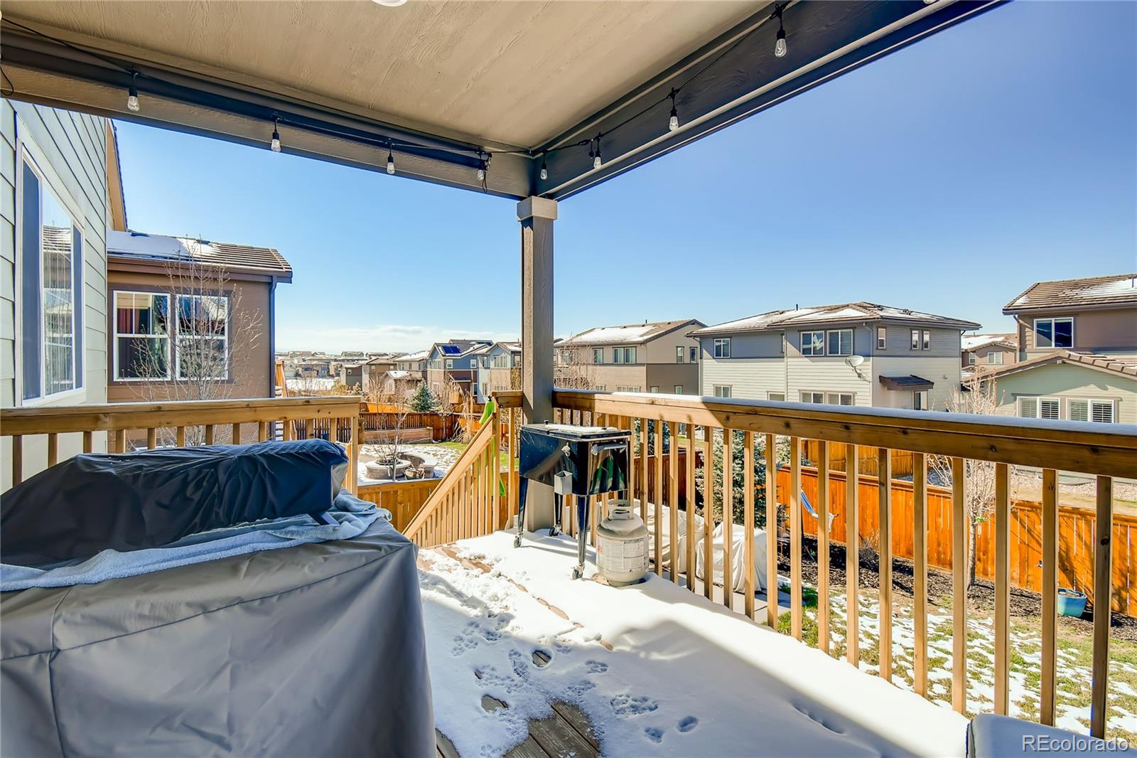 14402 Double Dutch Circle Parker, CO 80134 - Photo 25 of 31 a view of a balcony with furniture