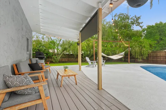 a view of outdoor space yard and deck