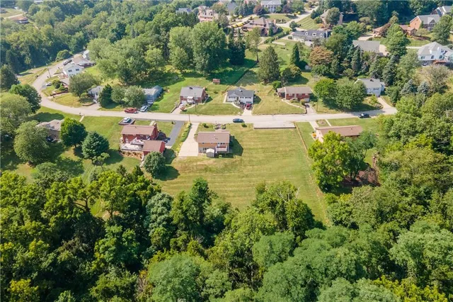 a view of an outdoor space and swimming pool