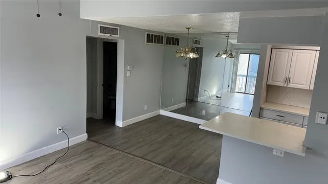 wooden floor in an empty room