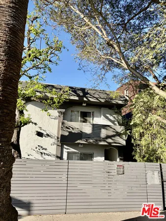 a view of a terrace with a bench