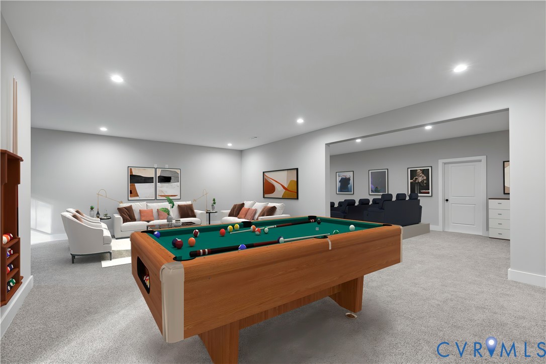 20184 Bennett Way Orange, VA 22960 - Photo 38 of 50 Virtual basement furniture placement