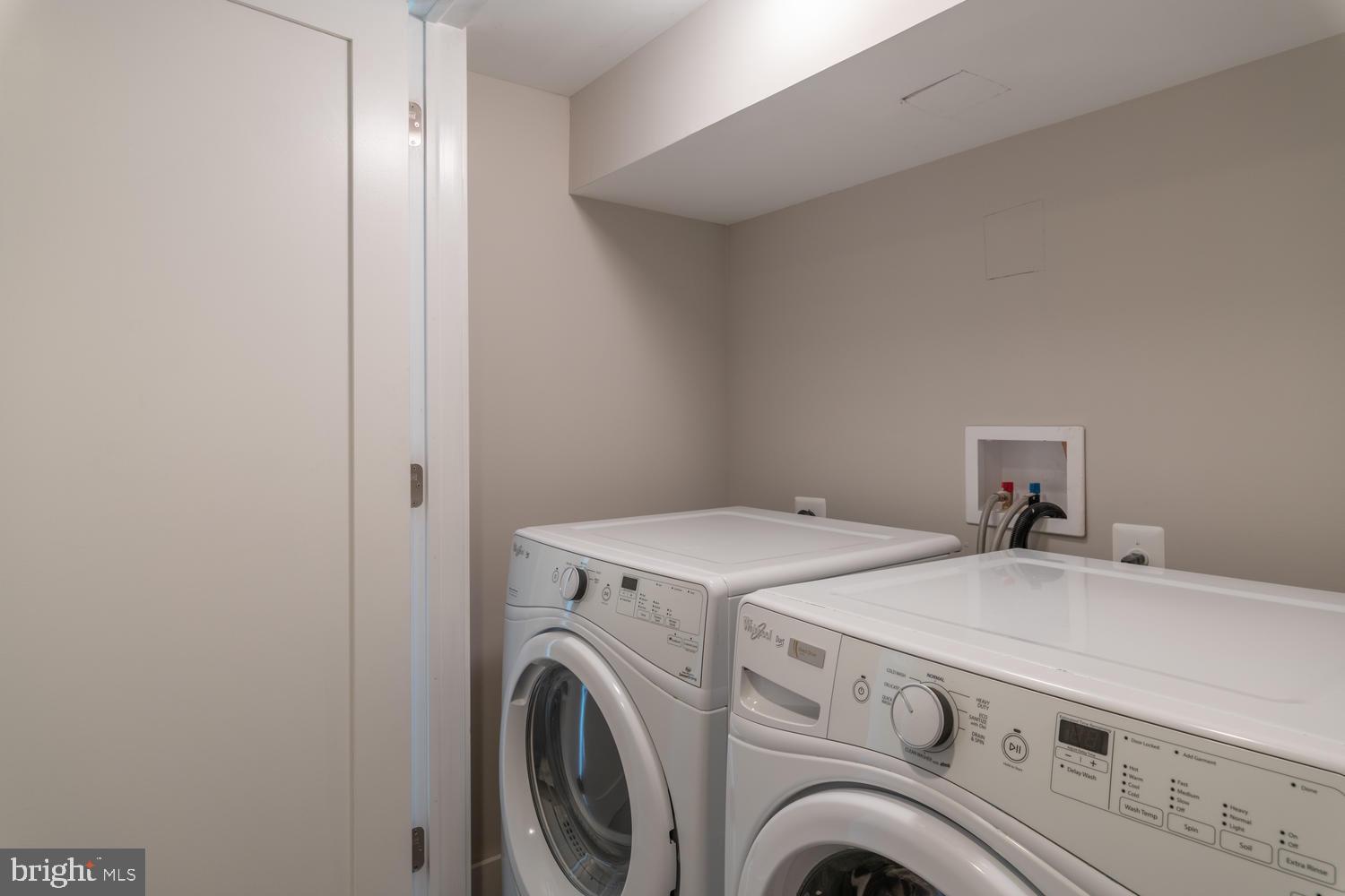 4110 3rd Street Northwest Washington, DC 20011 - Photo 34 of 47 Full-Sized Side by Side Laundry Area
