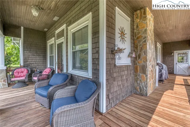 a outdoor living with furniture