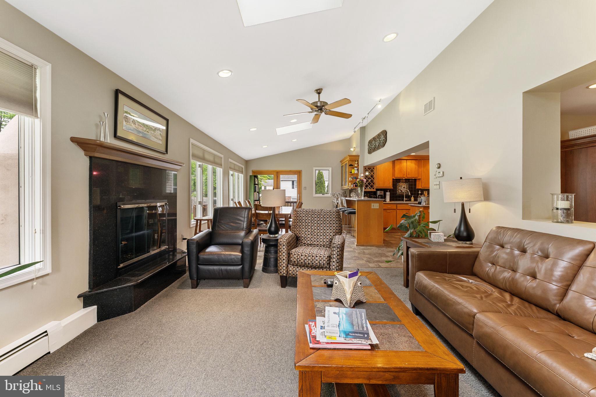 106 Deerfield Road Broomall, PA 19008 - Photo 10 of 35 Gathering room is adjacent to open eat-in kitchen