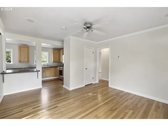 a view interior of the house and wooden floor