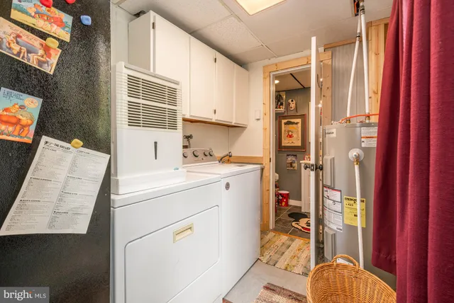 a room with gym equipment