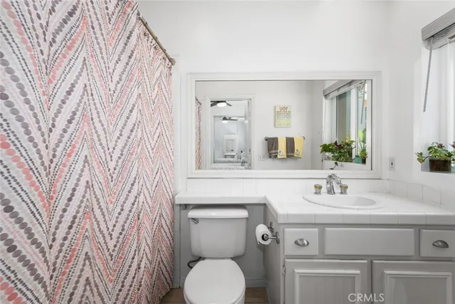 a dining room with furniture