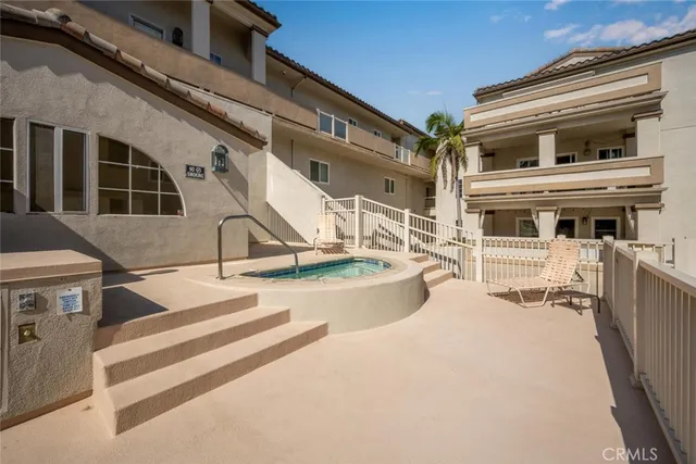 a view of building from balcony