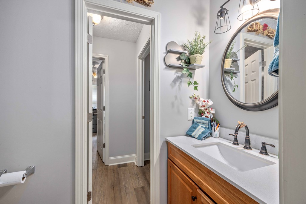 2083 Johnson Mill Road Hamilton, GA 31811 - Photo 20 of 54 a bathroom with a sink and a mirror