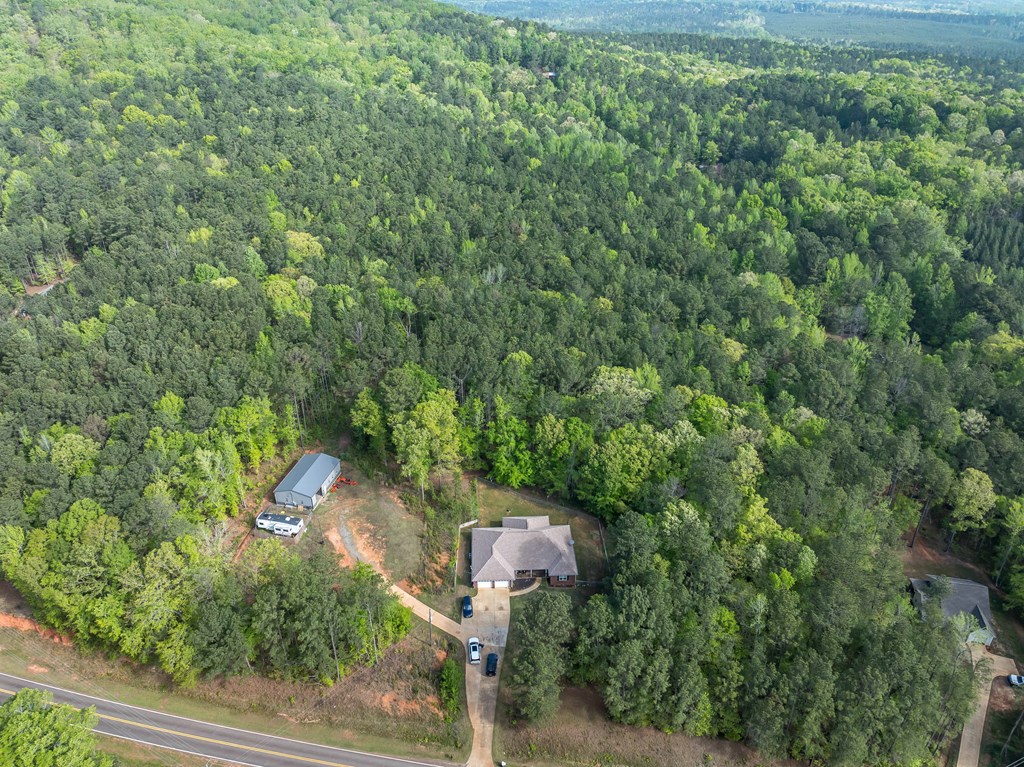 2083 Johnson Mill Road Hamilton, GA 31811 - Photo 50 of 54 an aerial view of a house with a yard