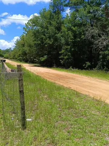 a view of yard with green space