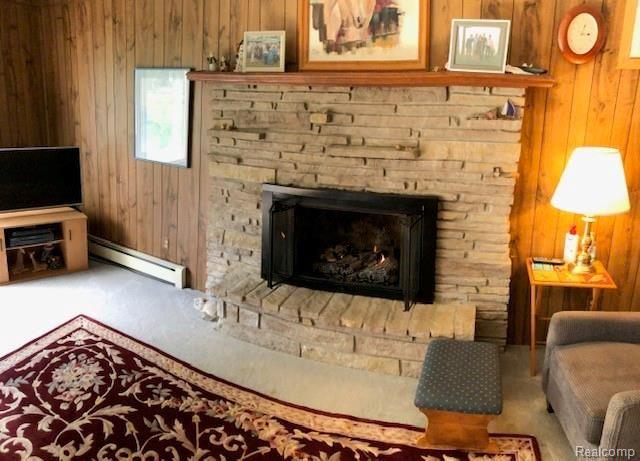 595 Berville Road Allenton, MI 48002 - Photo 17 of 28 595 Berville Fireplace.jpg