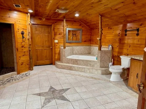 a view of an outdoor space pool patio and entertaining space