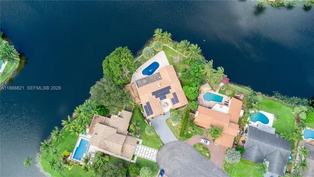 an outdoor space with porch area