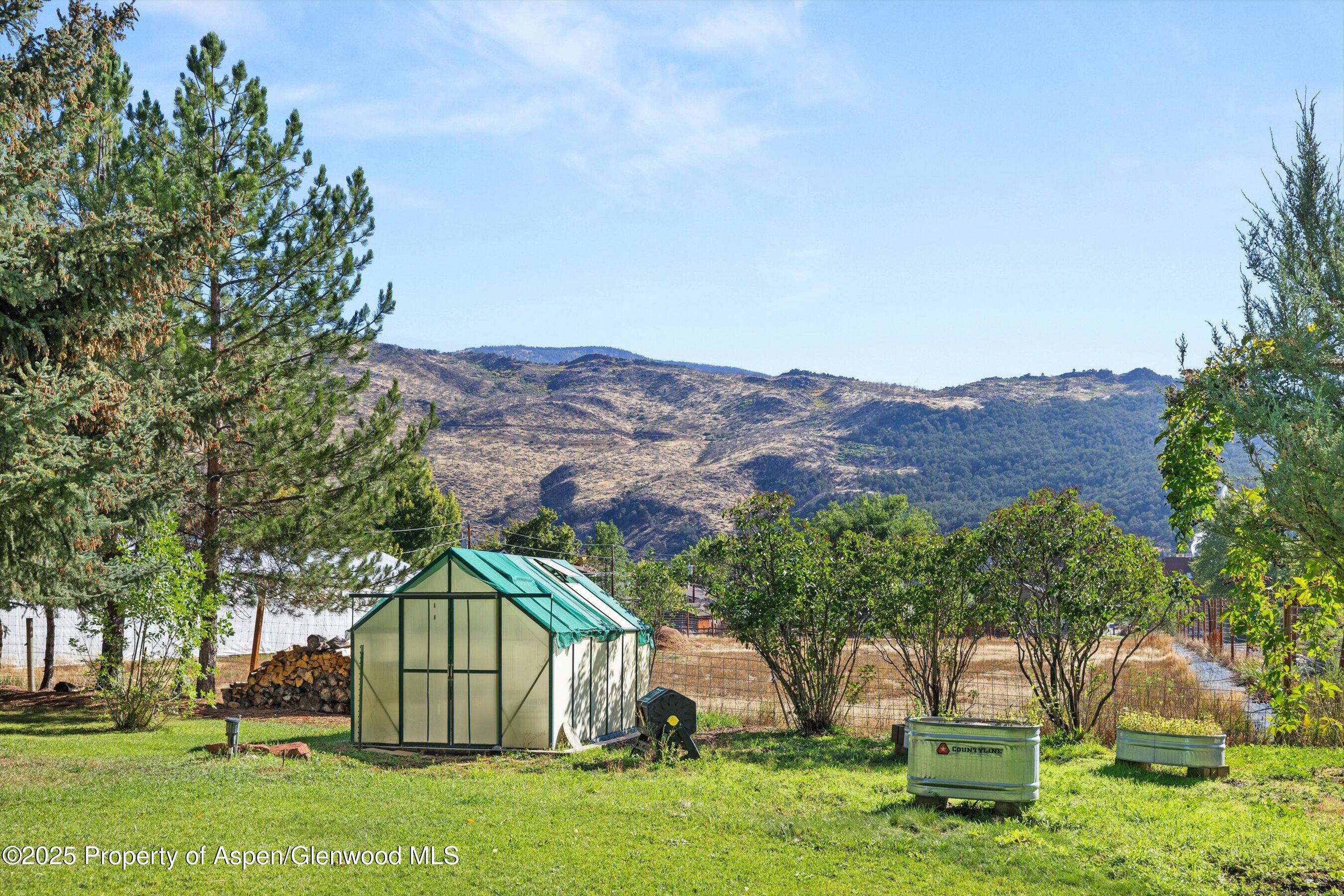 128 Hopi Carbondale, CO 81623 - Photo 38 of 43 Greenhouse and garden area