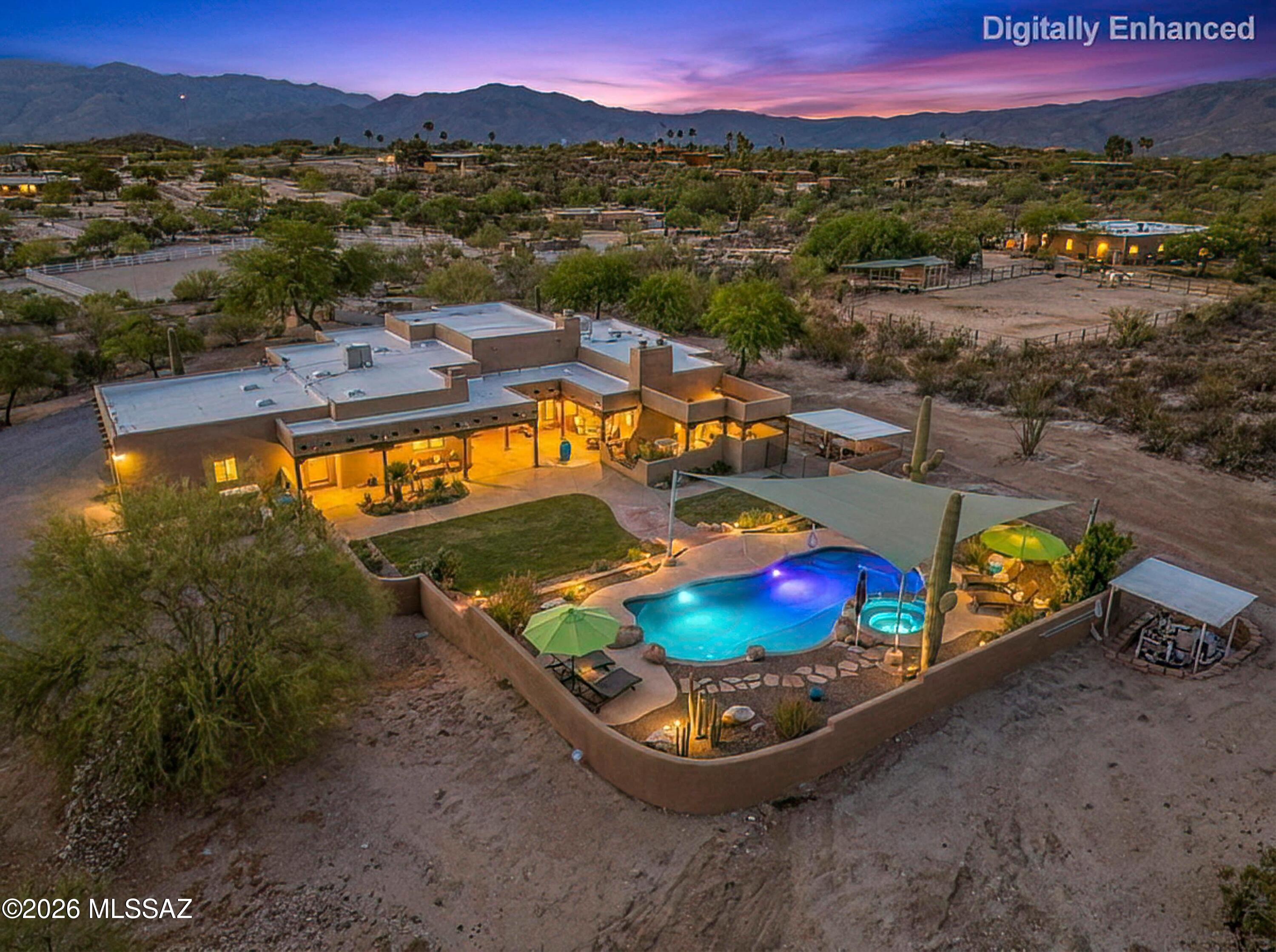 11160 East Golf Links Road Tucson, AZ 85730 - Photo 3 of 51 Serenity atop the hill with 360 degree views.