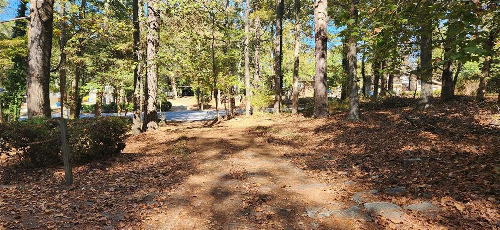 3140 Flat Shoals Road Atlanta, GA 30349 - Photo 3 of 16 a view of yard with trees