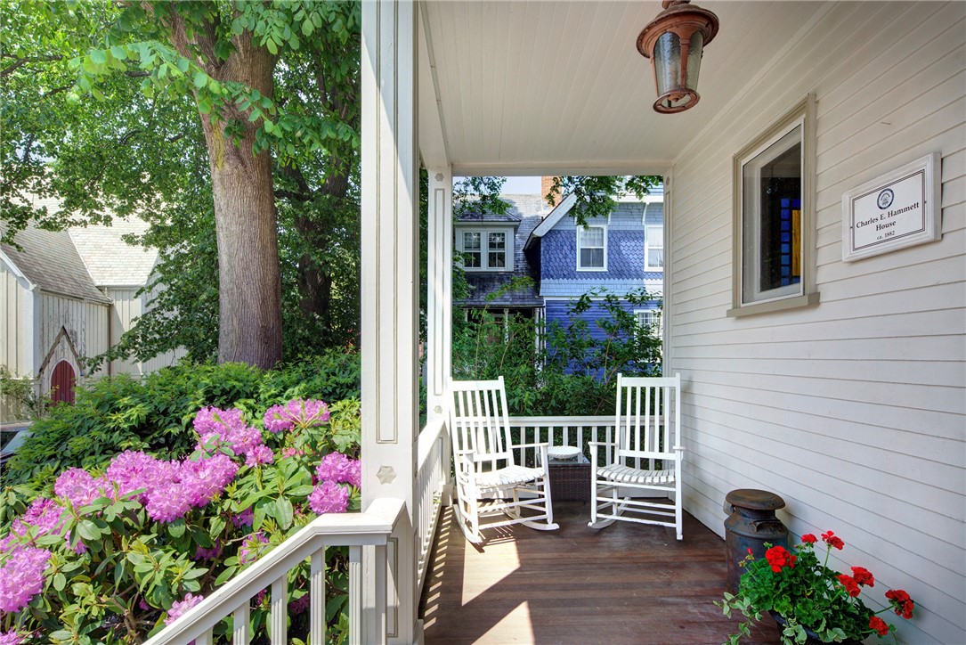 60 Division Street Newport, RI 02840 - Photo 42 of 44 Front porch faces west