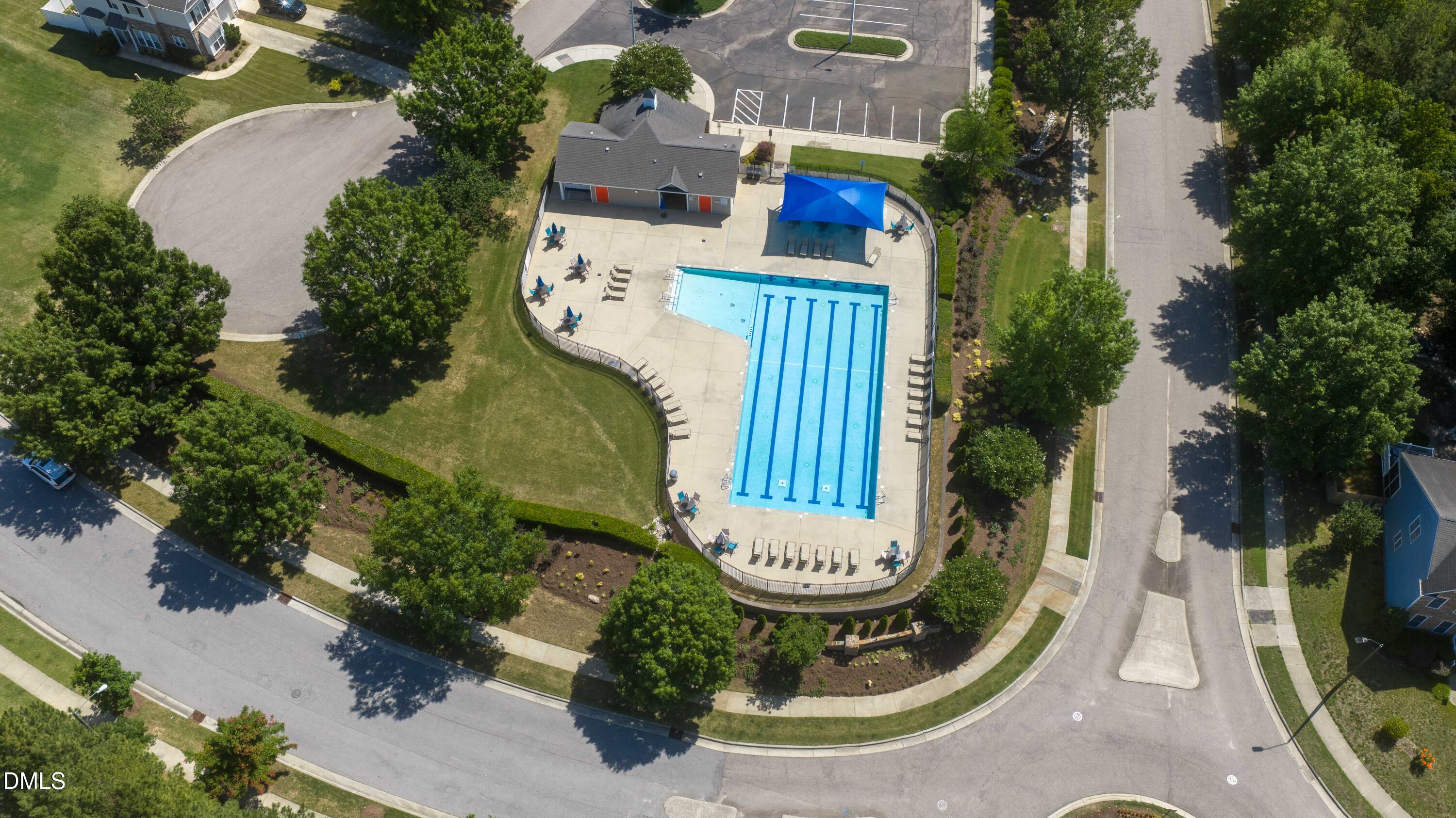 4400 Hillsgrove Road Wake Forest, NC 27587 - Photo 49 of 49 an aerial view of a house with outdoor space