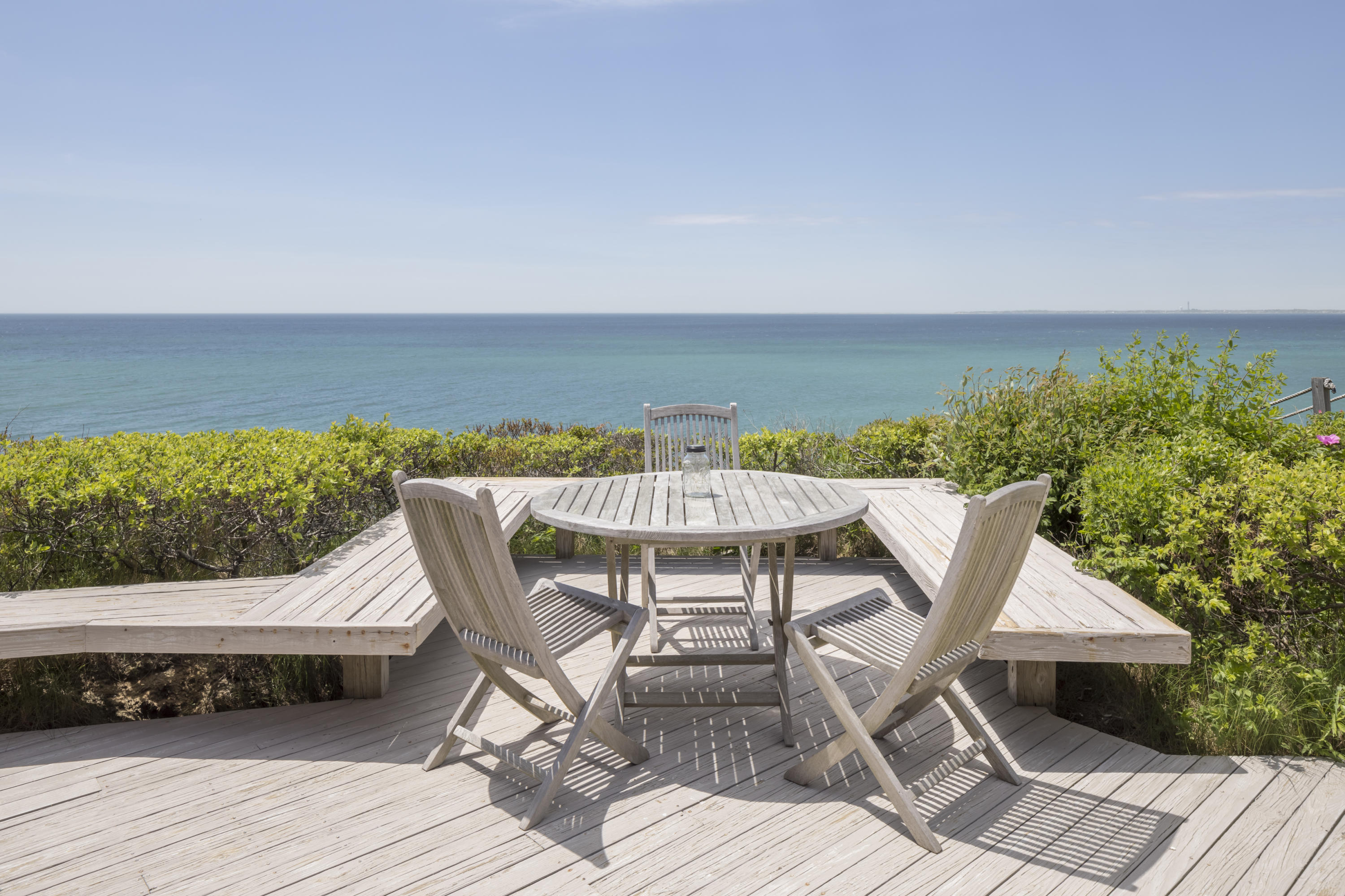 19 Avocet Road Truro, MA 02666 - Photo 18 of 26 a roof deck view with a seating space