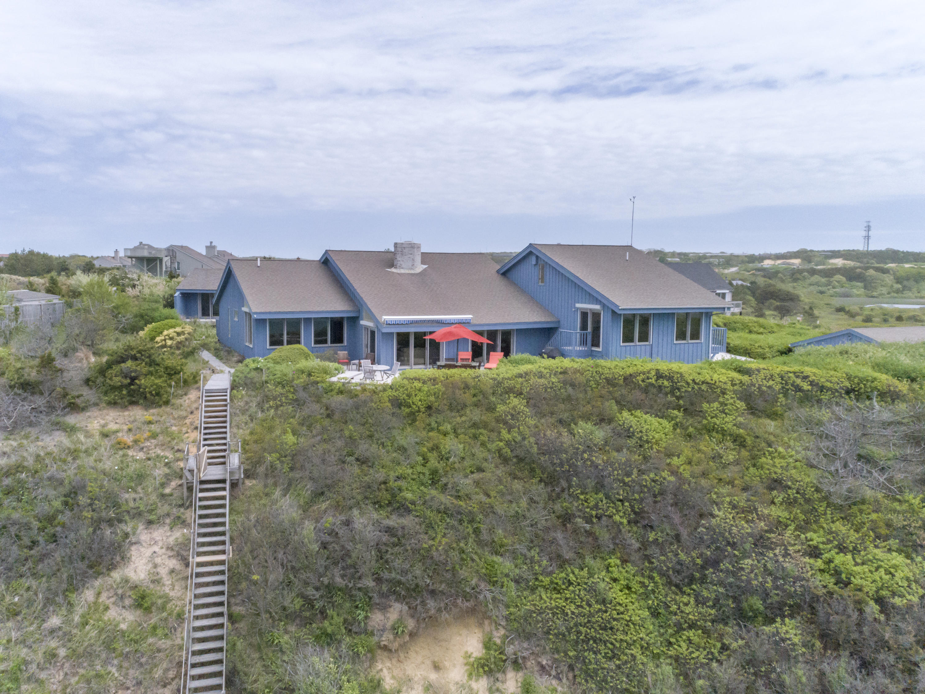 19 Avocet Road Truro, MA 02666 - Photo 4 of 26 an aerial view of residential houses and city street