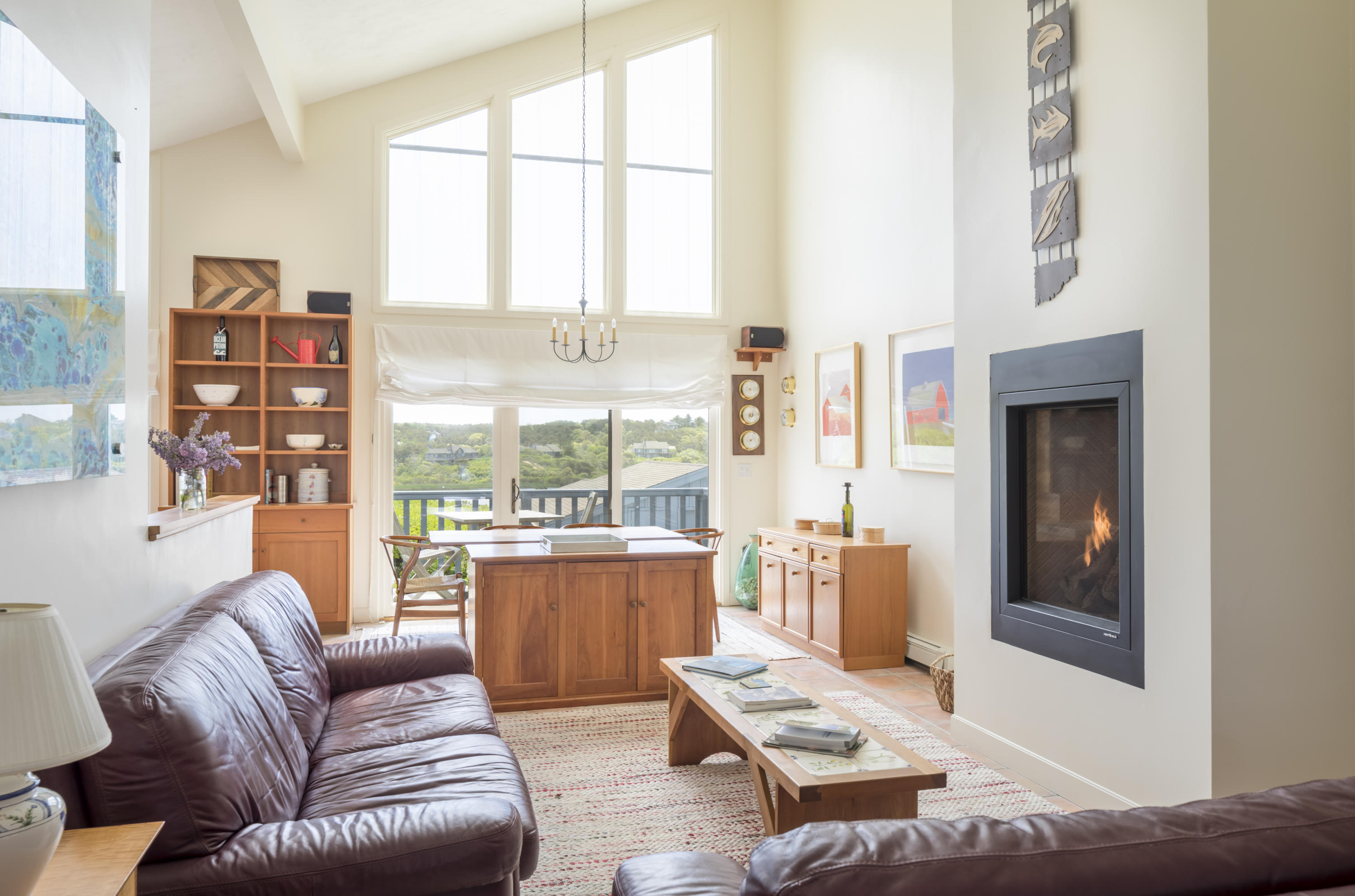 19 Avocet Road Truro, MA 02666 - Photo 6 of 26 a living room with furniture and a large window