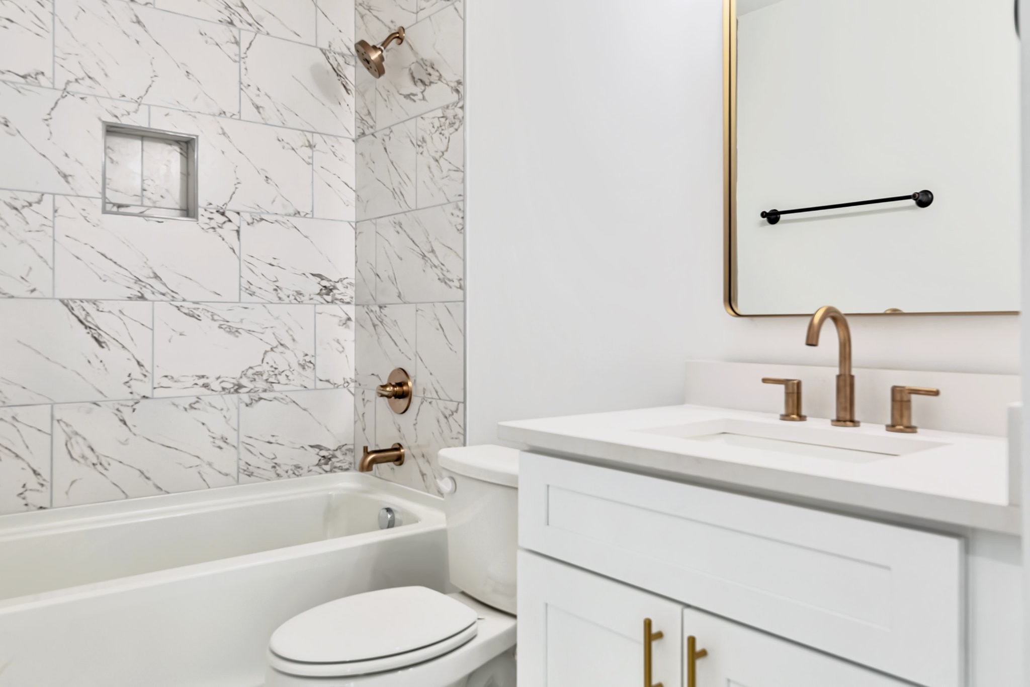 420 Larkin Springs Road Madison, TN 37115 - Photo 22 of 27 a bathroom with a granite countertop bathtub sink vanity mirror and toilet