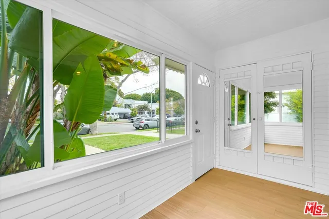 a view of an outdoor space and a window