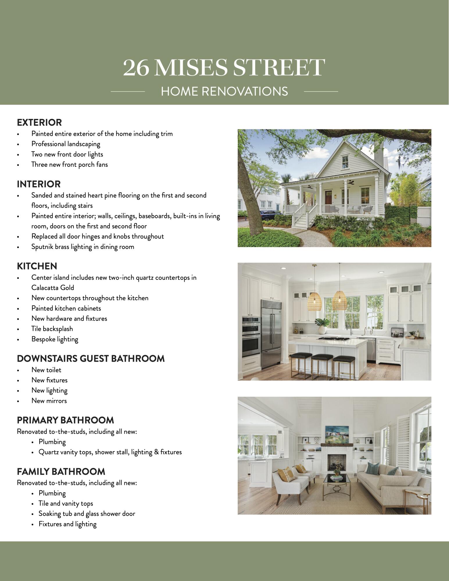 26 Mises Street Mount Pleasant, SC 29464 - Photo 48 of 49 26 Mises Street - Improvements UNBRANDED