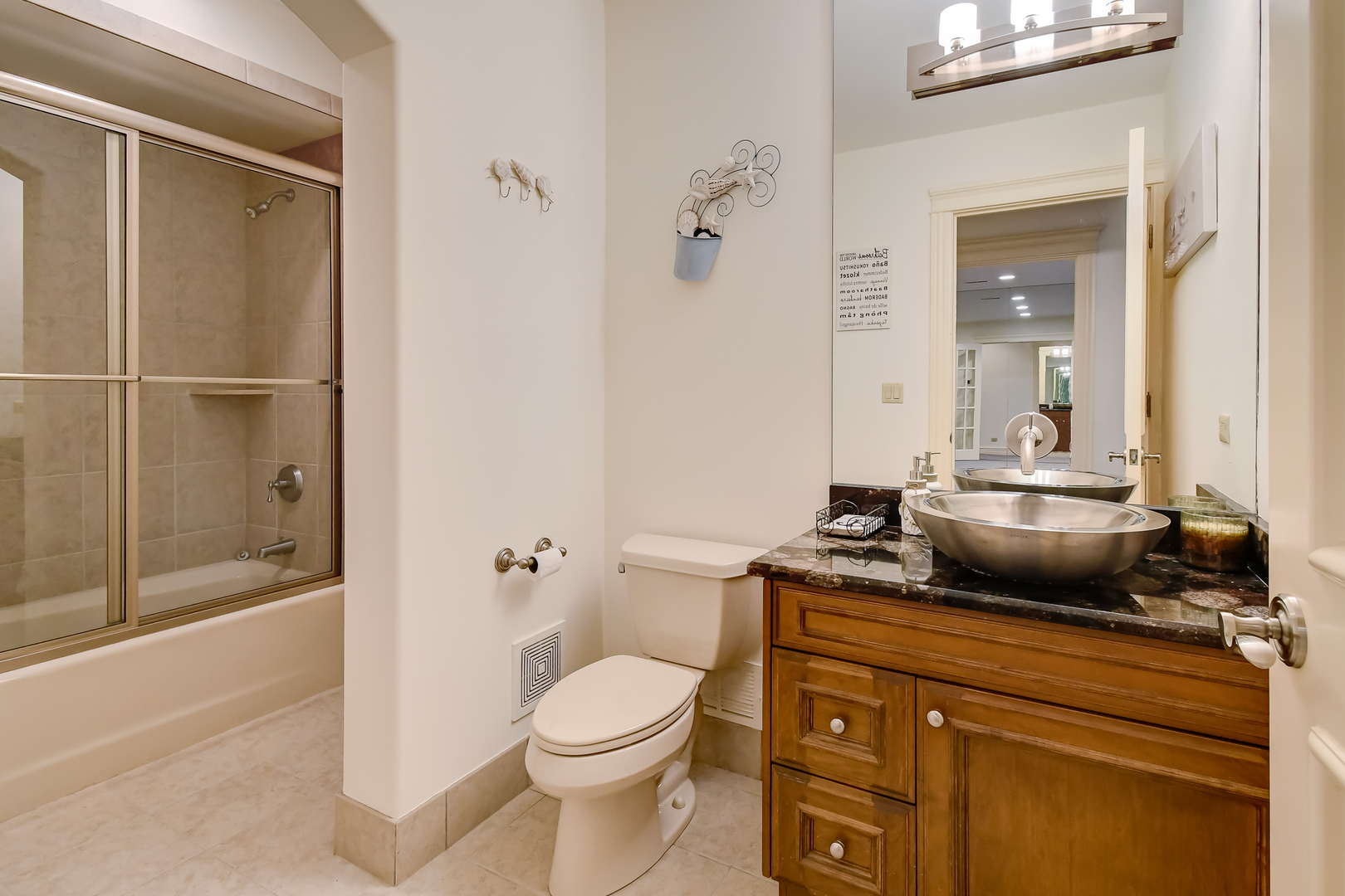 21 Ashton Drive Burr Ridge, IL 60527 - Photo 28 of 45 a bathroom with a granite countertop sink toilet and shower