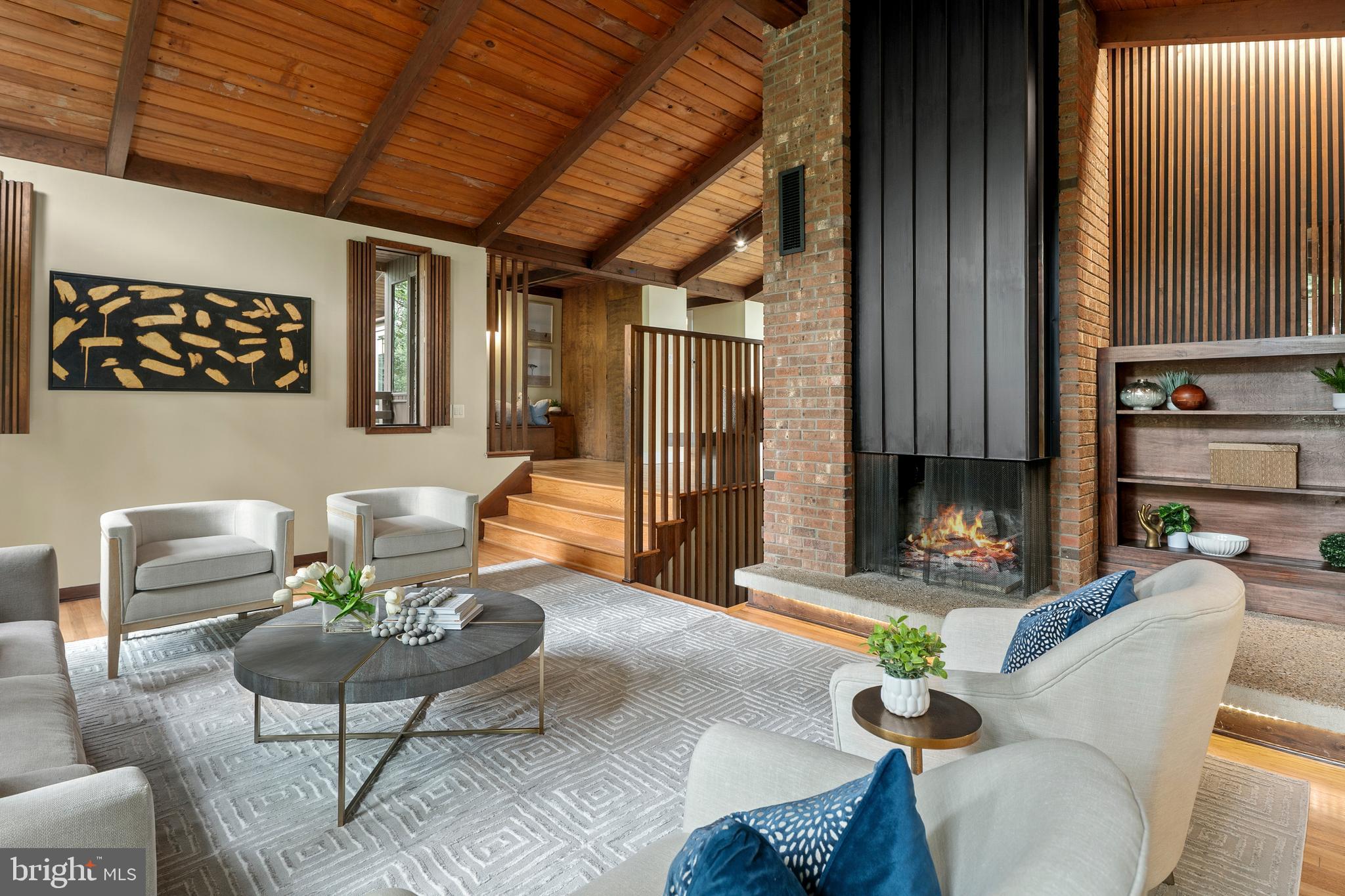 2825 Lorcom Lane Arlington, VA 22207 - Photo 18 of 63 a outdoor living space with furniture and a ceiling fan