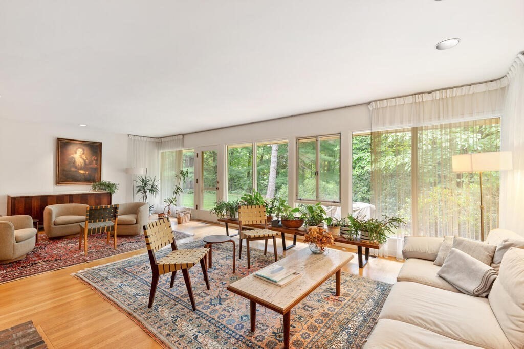 7 Leeland Terrace Lexington, MA 02421 - Photo 3 of 32 a living room with furniture and a large window