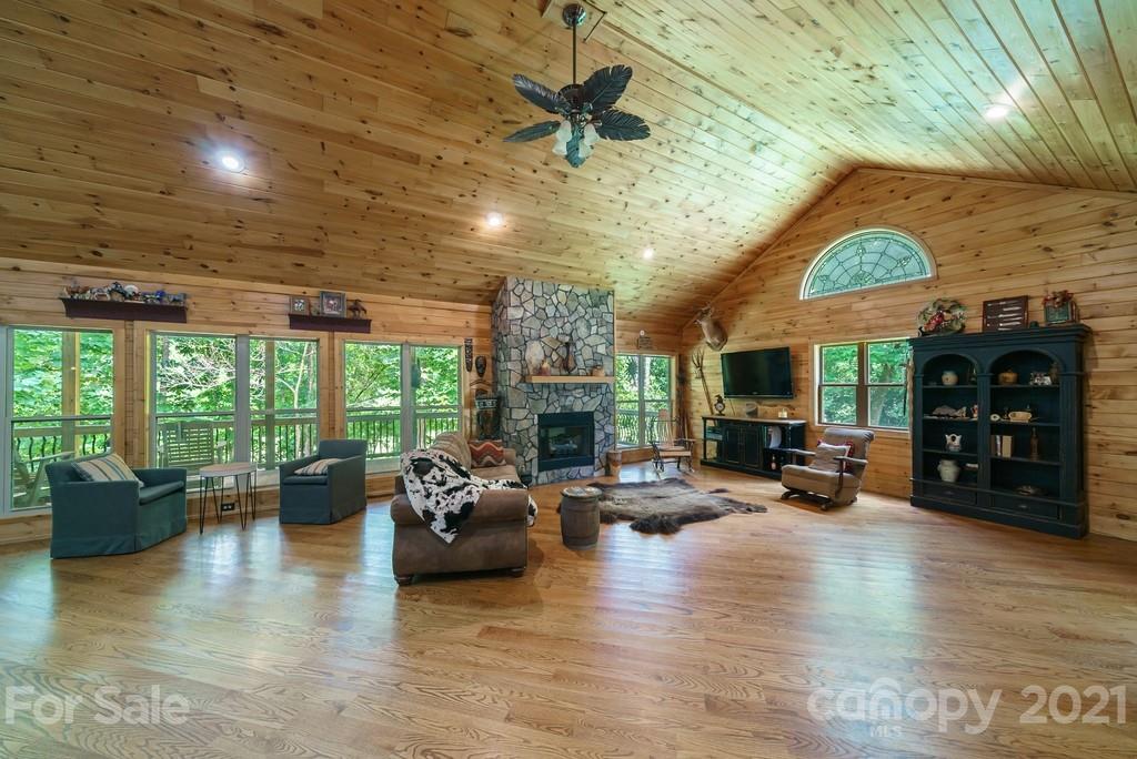 1094 West End Road Chester, SC 29706 - Photo 8 of 37 a living room with fireplace furniture and a large window