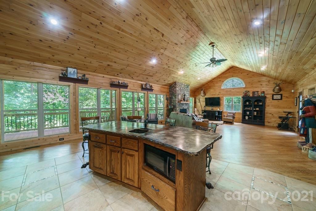 1094 West End Road Chester, SC 29706 - Photo 9 of 37 a kitchen with a stove and a view of living room