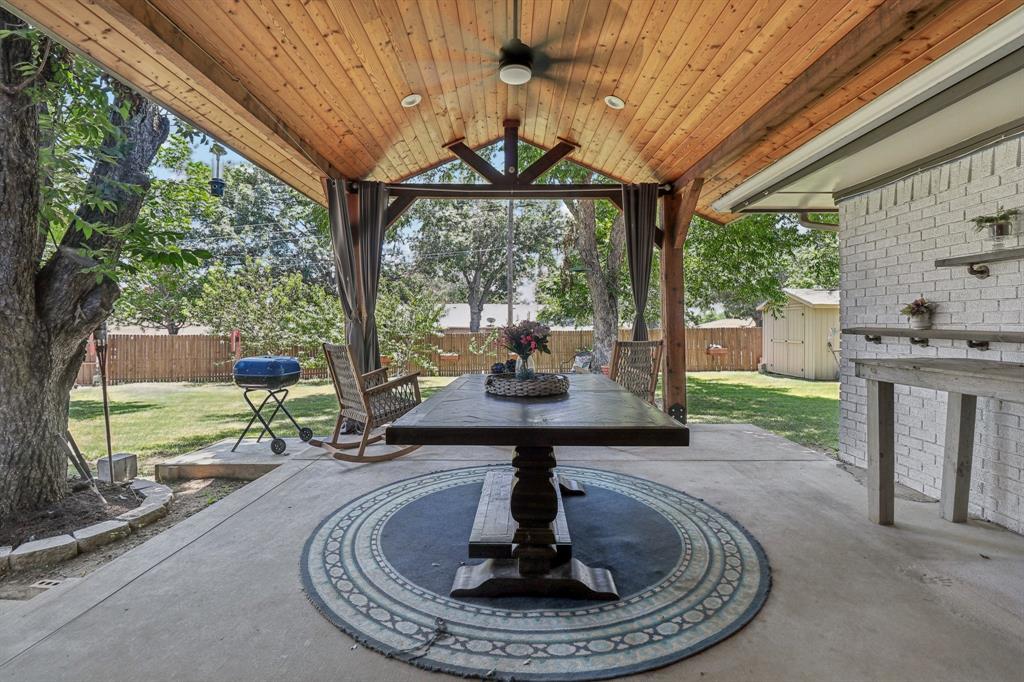 1213 West Tarrant Road Grand Prairie, TX 75050 - Photo 3 of 34 Fabulous covered patio!
