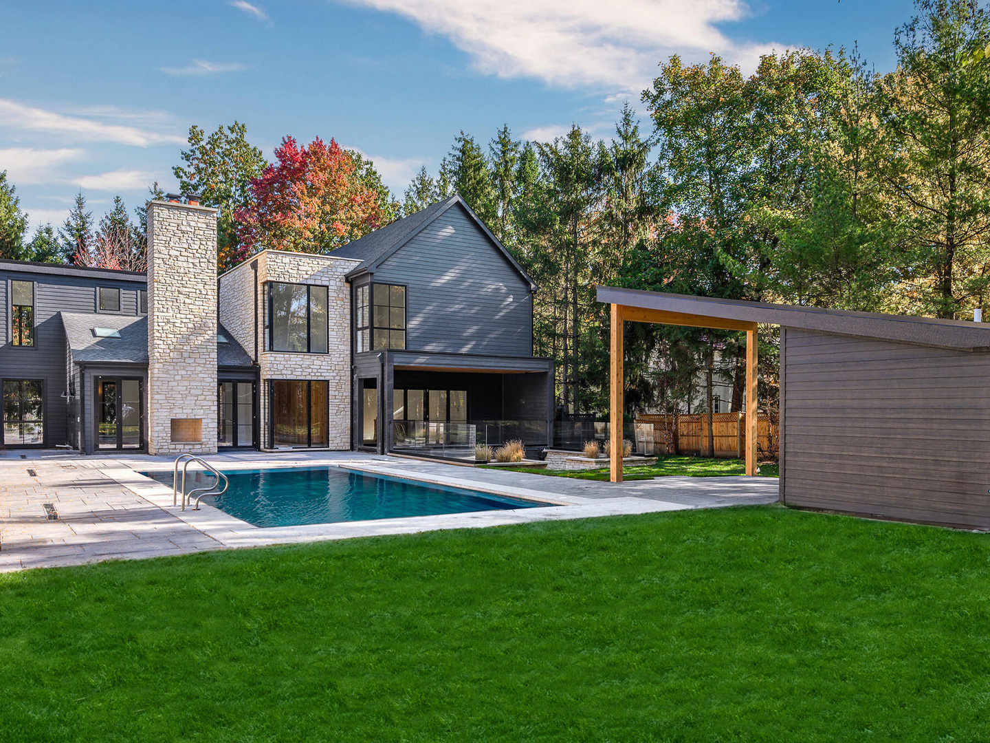 142 Church Road Winnetka, IL 60093 - Photo 4 of 6 a view of a house with a yard and sitting area