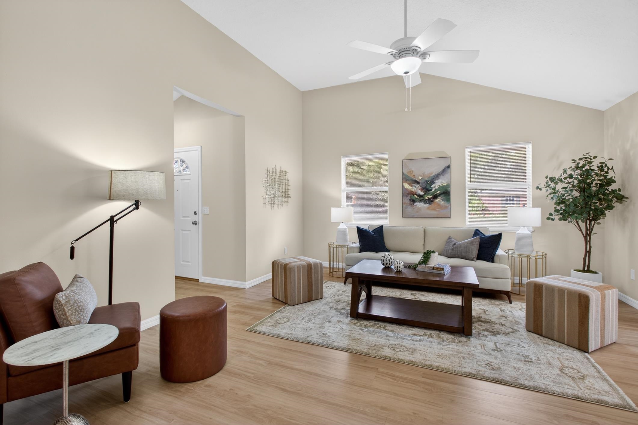 37 Madeore Street St. Augustine, FL 32084 - Photo 9 of 45 Vaulted ceilings provide a sense of openness and space.