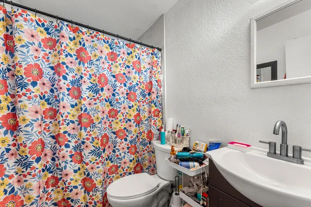 a room with gym equipment