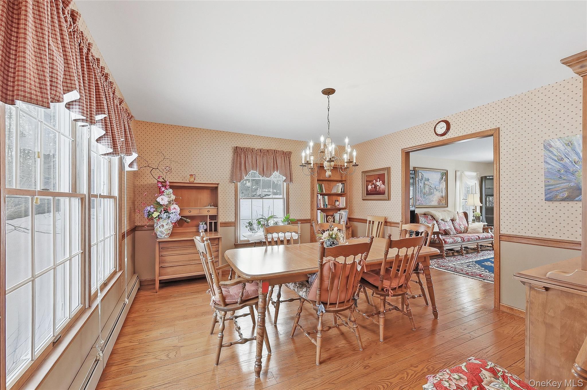 183 High Meadows Road Walden, NY 12586 - Photo 8 of 44 Dining room with large windows and hardwood floors