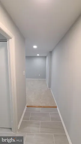 a view of hallway with window