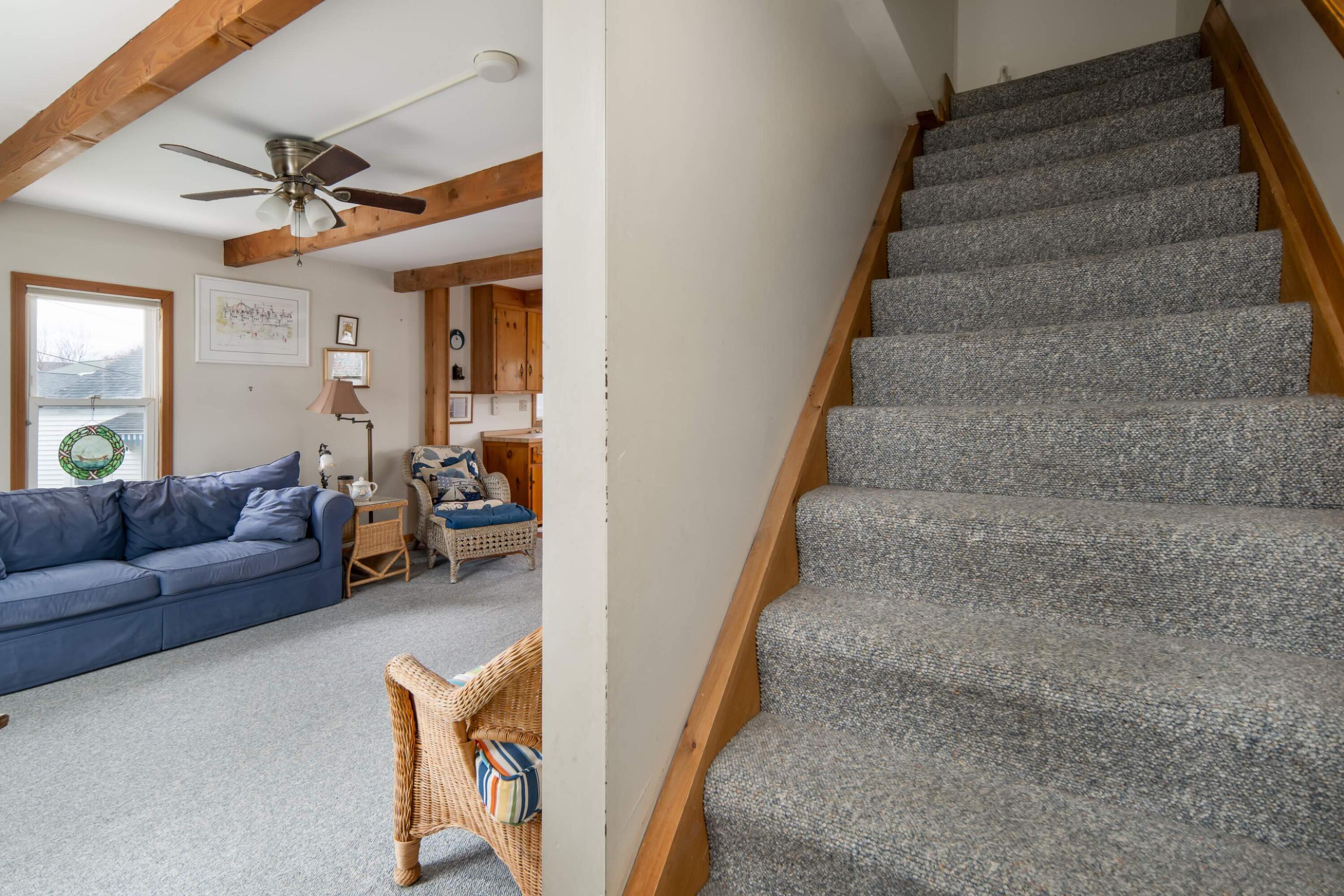 87 Long Beach Avenue, Unit 2 York, ME 03909 - Photo 15 of 26 Stairs to Upper Level