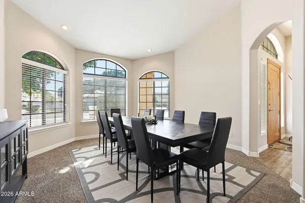 a view of outdoor space with seating