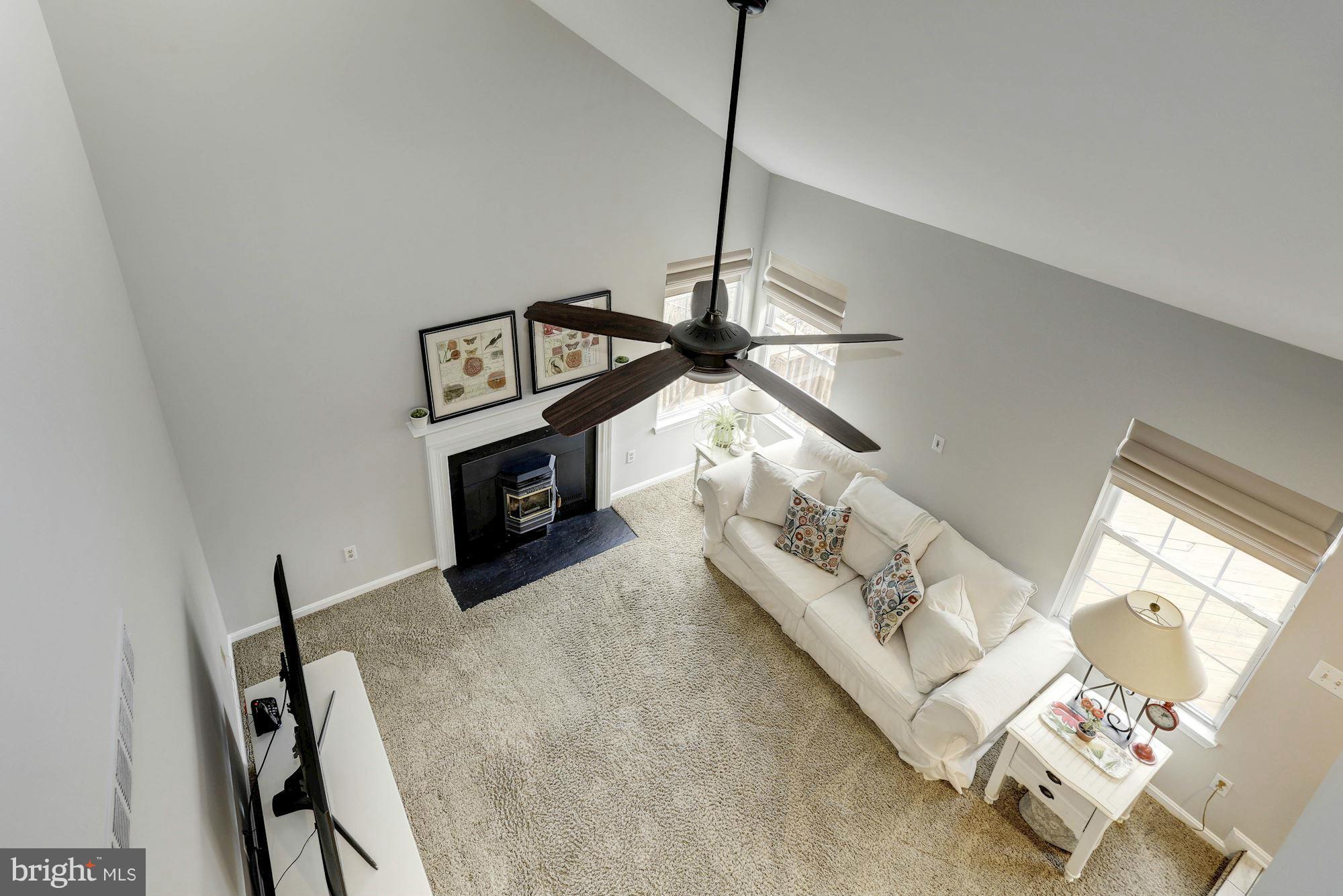 8338 Painted Rock Road Columbia, MD 21045 - Photo 12 of 30 Family Room...two story, vaulted ceiling