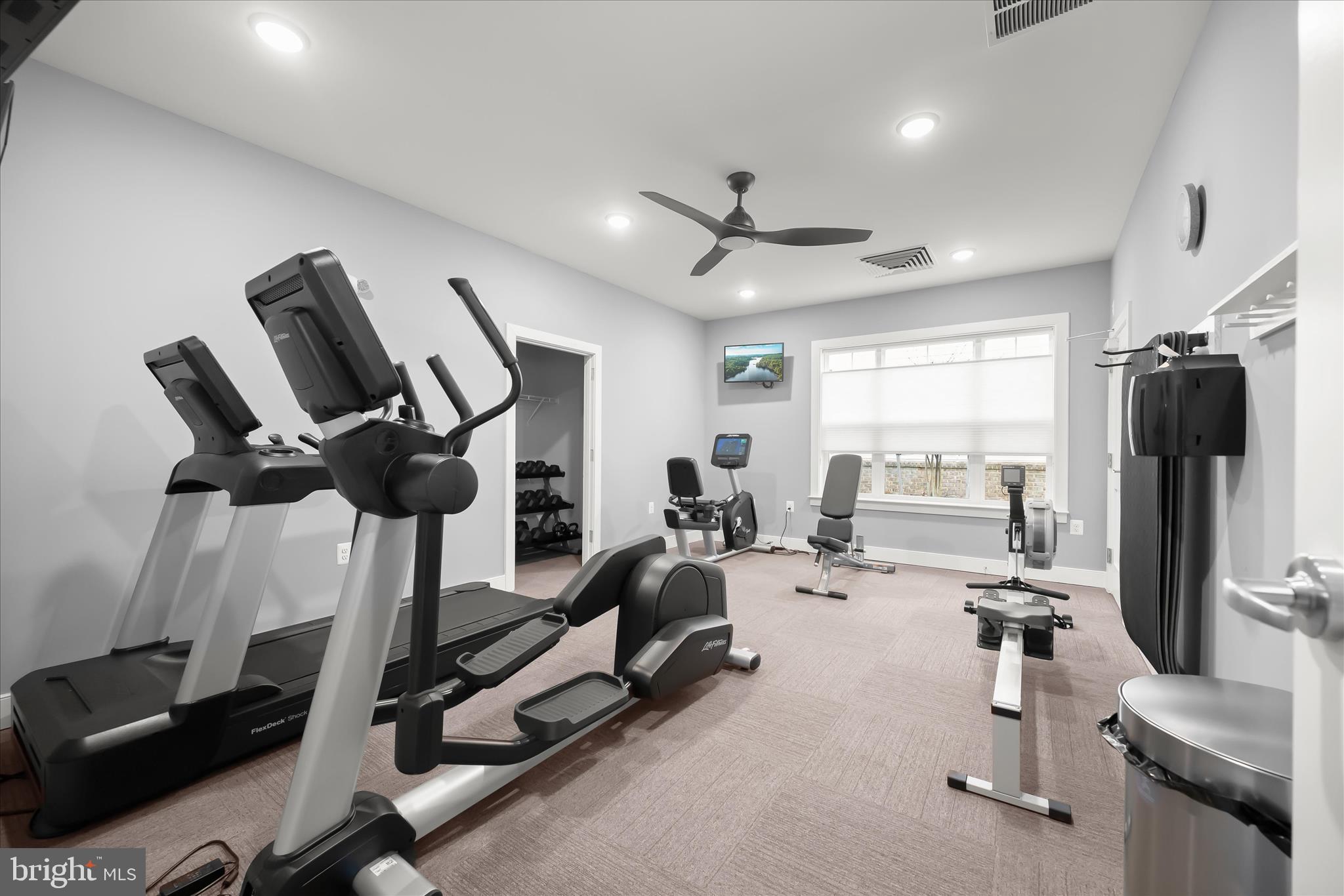 8104 Lisa Lane Fulton, MD 20759 - Photo 47 of 54 a view of a room with gym equipment