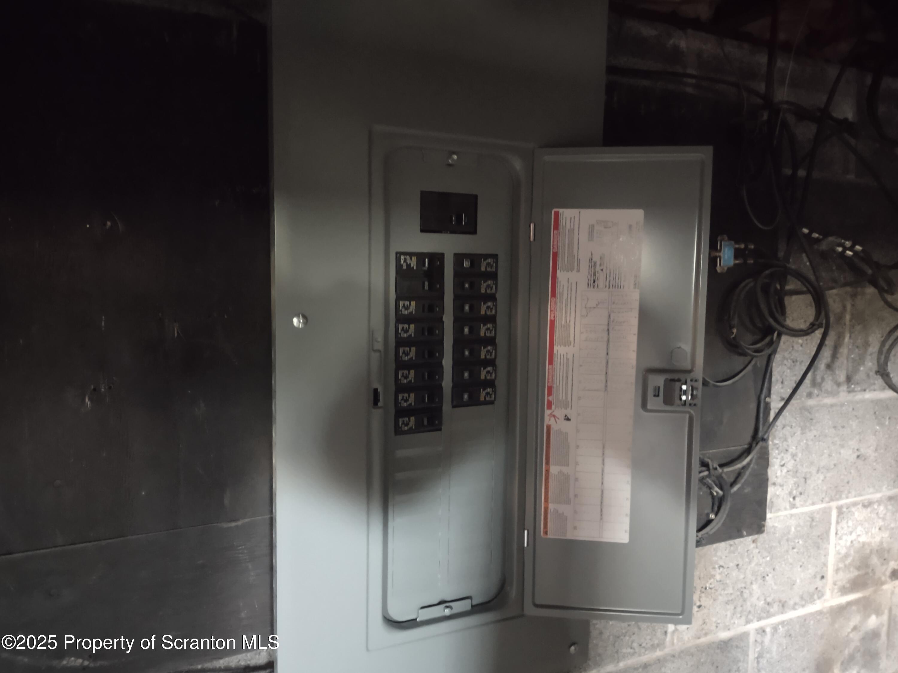 1104 Filbert Street Archbald, PA 18403 - Photo 25 of 39 a bathroom with a glass shower door