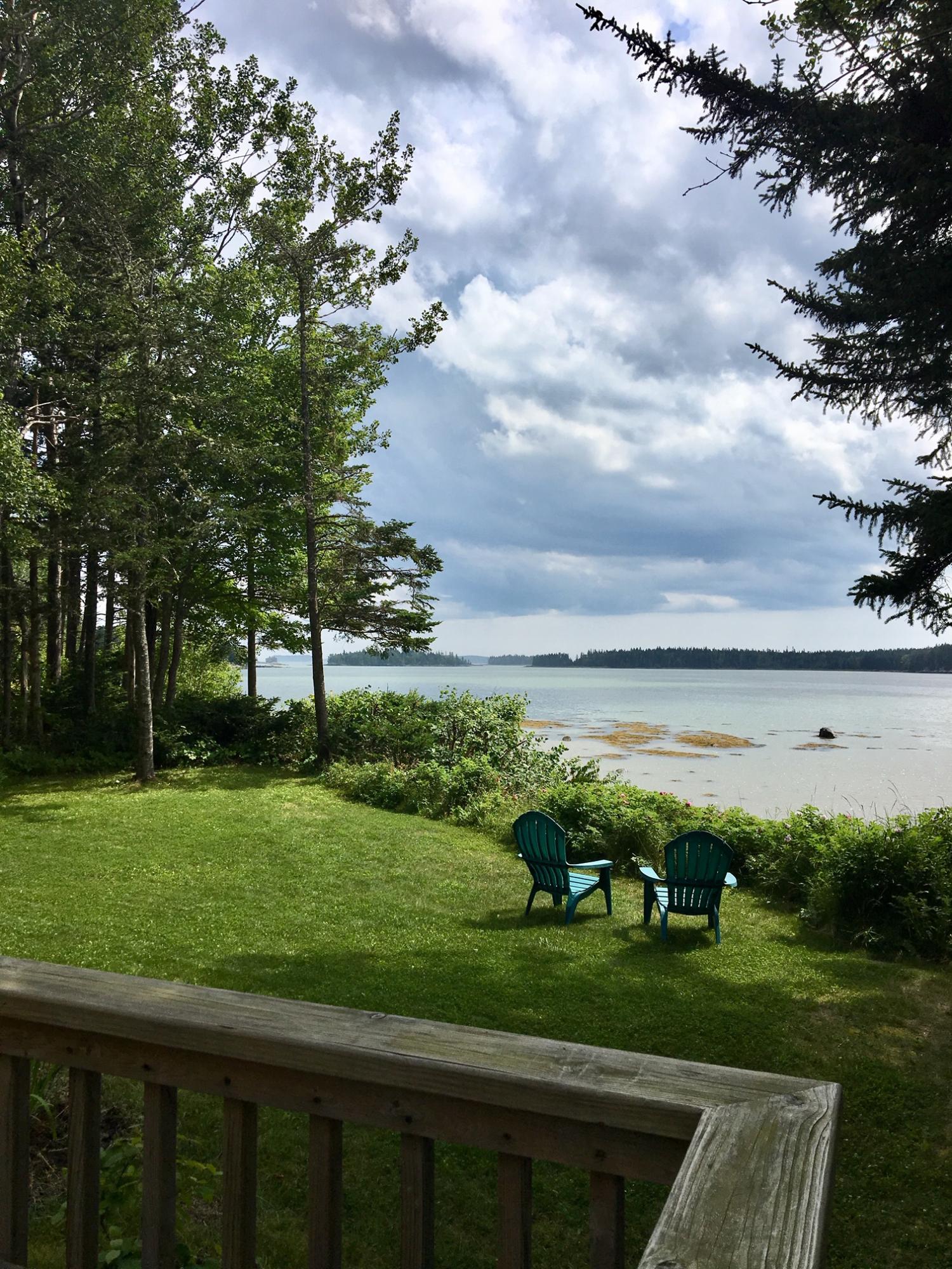 263 Rays Point Road Milbridge, ME 04658 - Photo 1 of 22 From the deck to law to Bay.