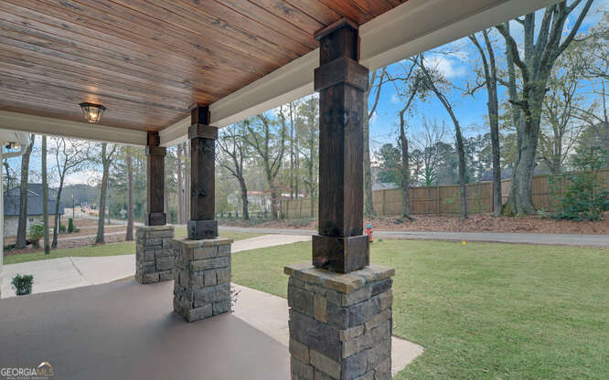 999 East Doyle Street Toccoa, GA 30577 - Photo 5 of 42 a view of swimming pool with a table and chairs in patio